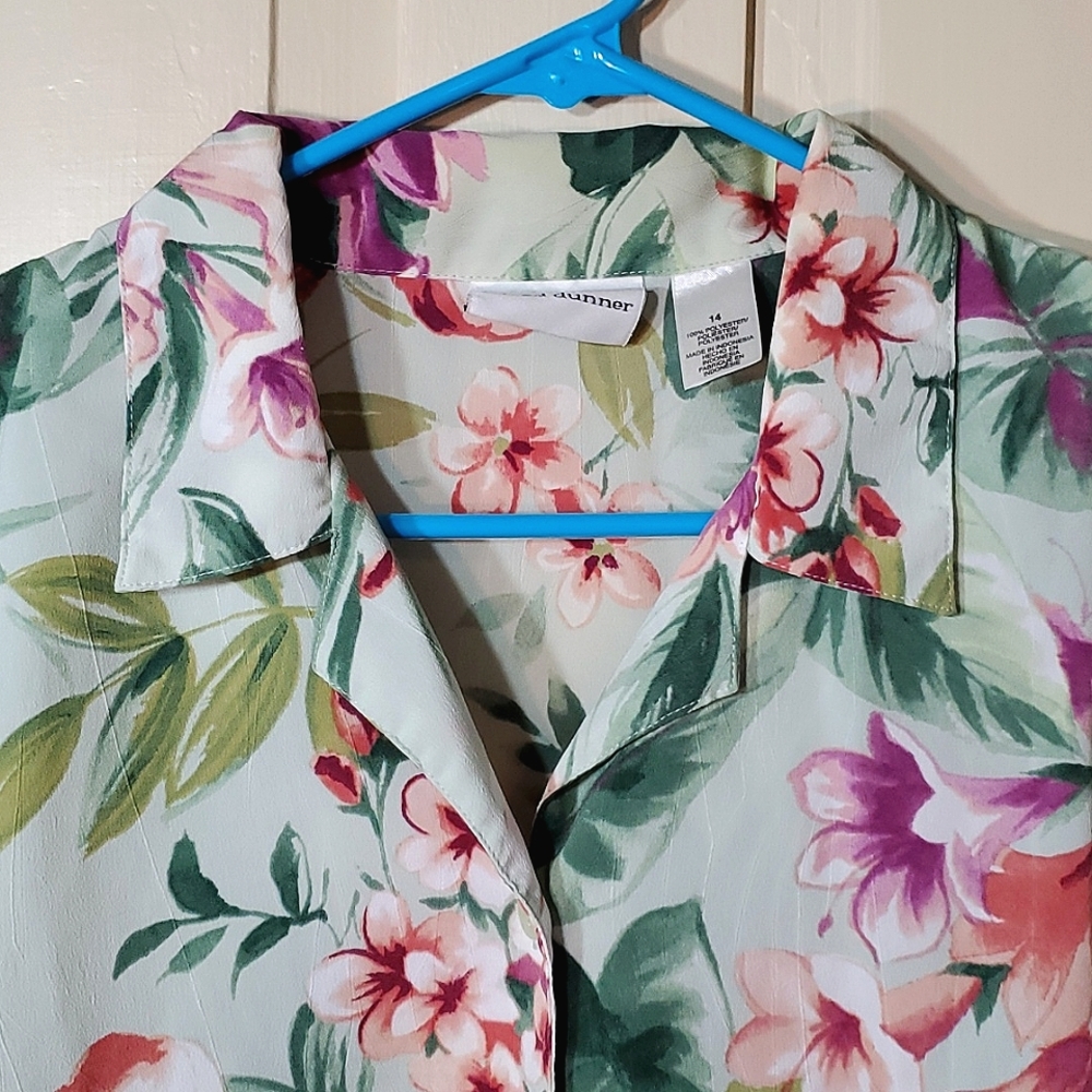 Alfred Dunner Floral Jacket - Picture 2 of 9